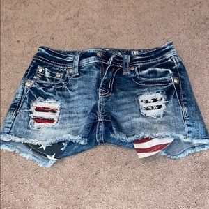 Miss me kids denim shorts